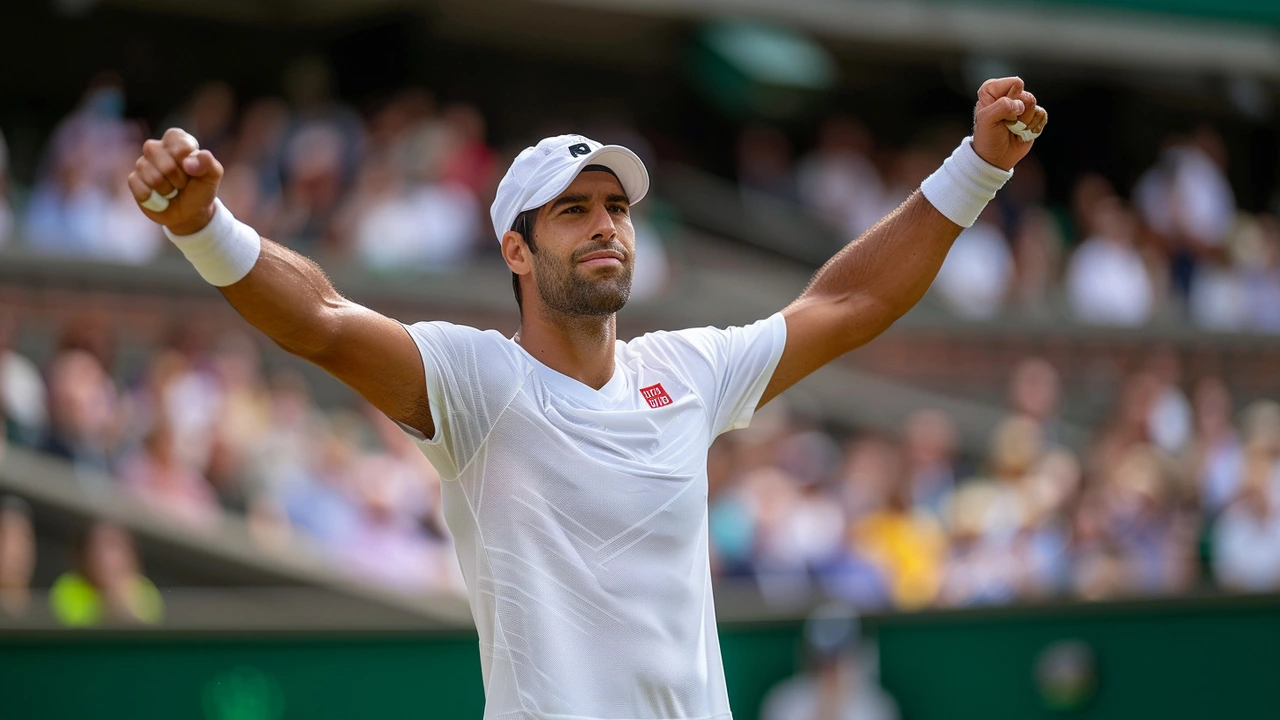 Il gesto commovente di Matteo Berrettini a Wimbledon: onore a Gianluca Vialli